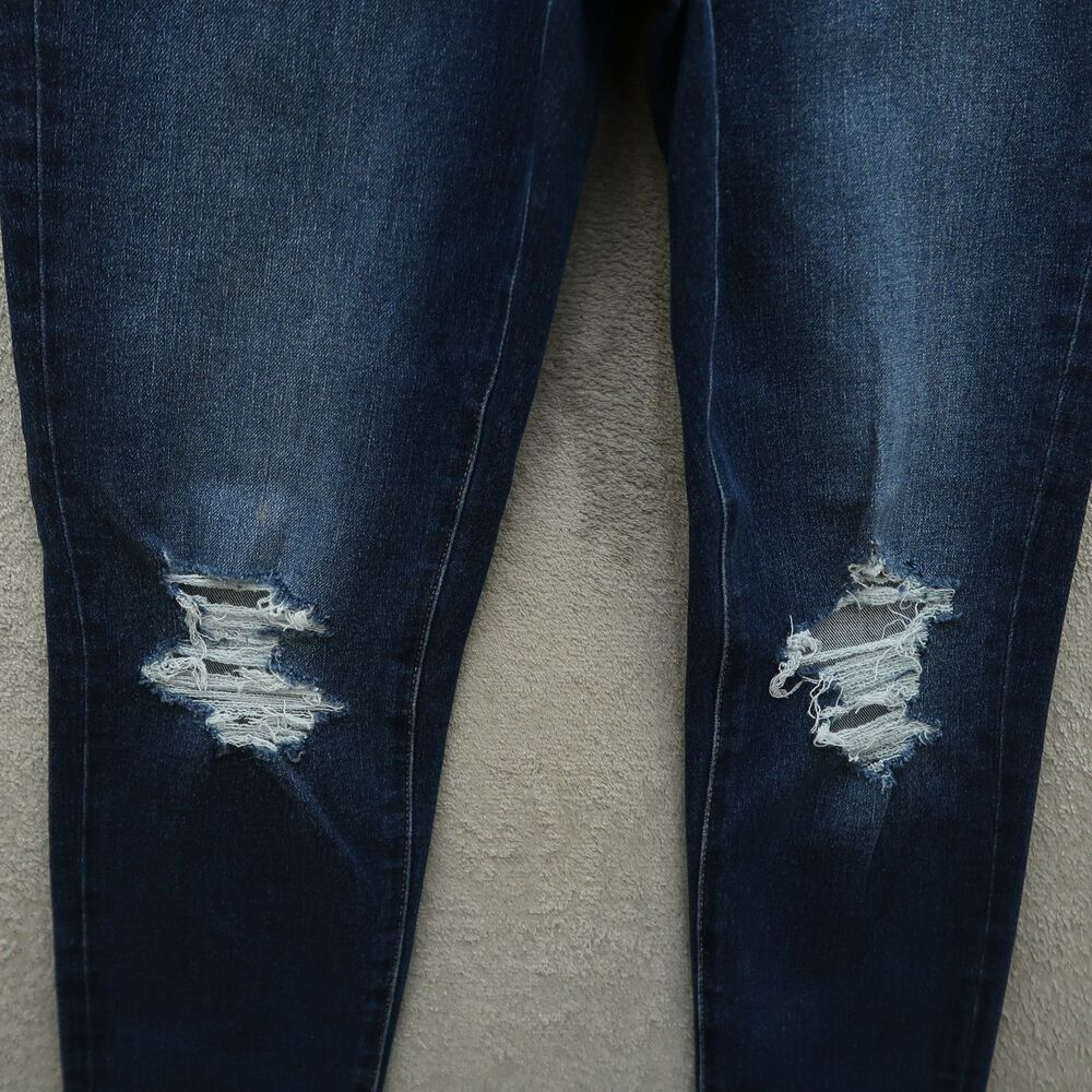 American Eagle Jeans Women's 10R High-Rise Jegging Denim 29" Inseam Distressed - Picture 12 of 16